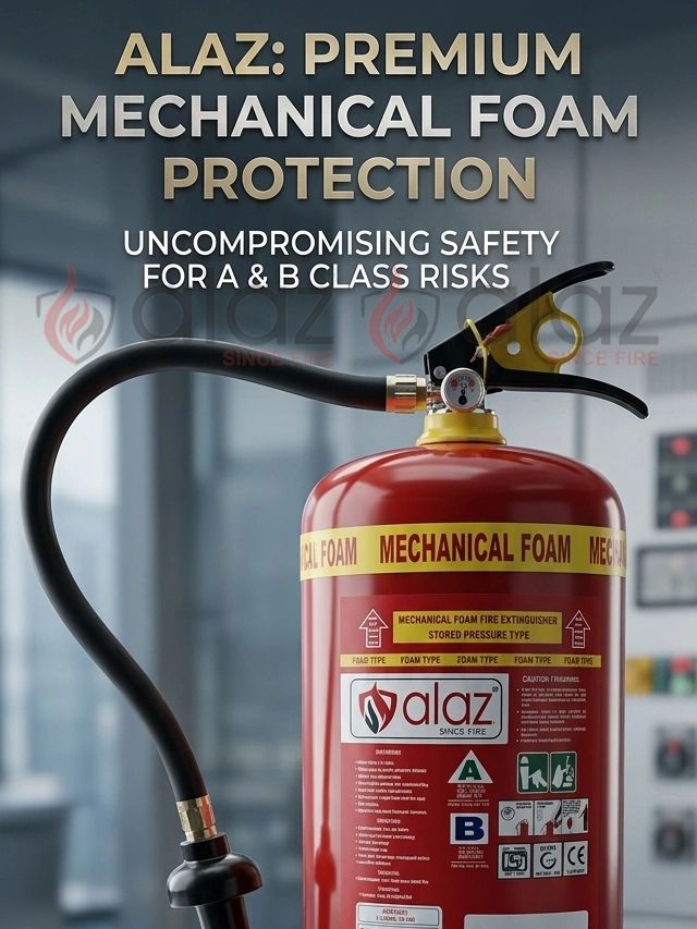 Mechanical foam fire extinguisher 