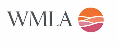 Logo with the text 'WMLA' and an orange-pink circular icon.