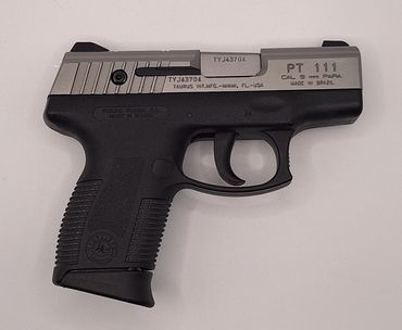 (628) USED TAURUS PT111 9MM $150