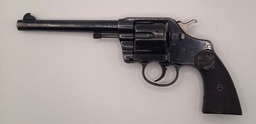 (882) USED COLT 1895 ARMY AND NAVY DA 38 (MAN. DATE 1906) $350