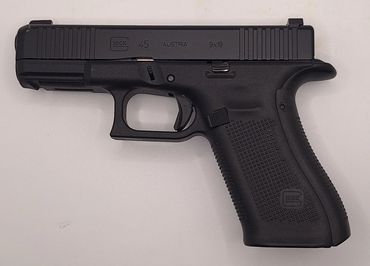(D171) LIKE NEW GLOCK G45 GEN 5 9MM W/ 3 MAGS, BOX, AMERIGLO NIGHT SIGHTS $440