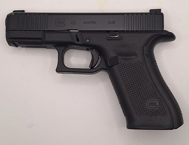 (D172) LIKE NEW GLOCK G45 GEN 5 9MM W/ 3 MAGS, BOX, AMERIGLO NIGHT SIGHTS $440