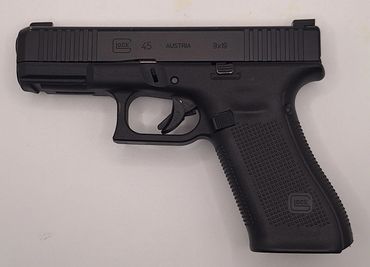 (D173) LIKE NEW GLOCK G45 GEN 5 9MM W/ 3 MAGS, BOX, AMERIGLO NIGHT SIGHTS $440