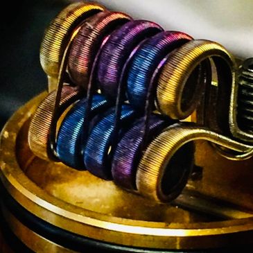 Beautiful handmade coils.