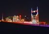 View of the Nashville Night Skyline from the 2016 CMA Afterparty - Country Music Hall of Fame