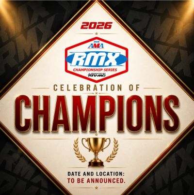 Announcement for 2026 RMX Championship Celebration of Champions.