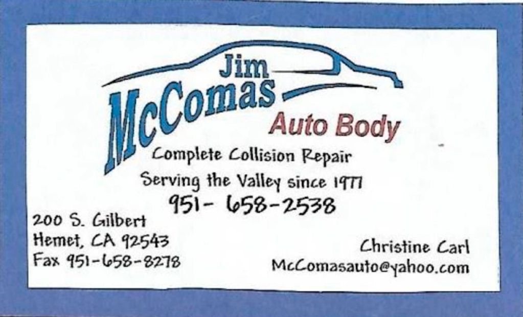 Jim McComas Auto Body