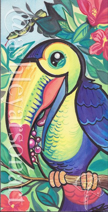 "Dangerous Fruits"
6x12
Watercolor Painting
By Ashley Arson