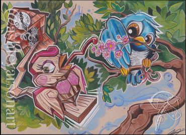 "Cuckoo"
11x14
Color Pencil
By Ashley Arson