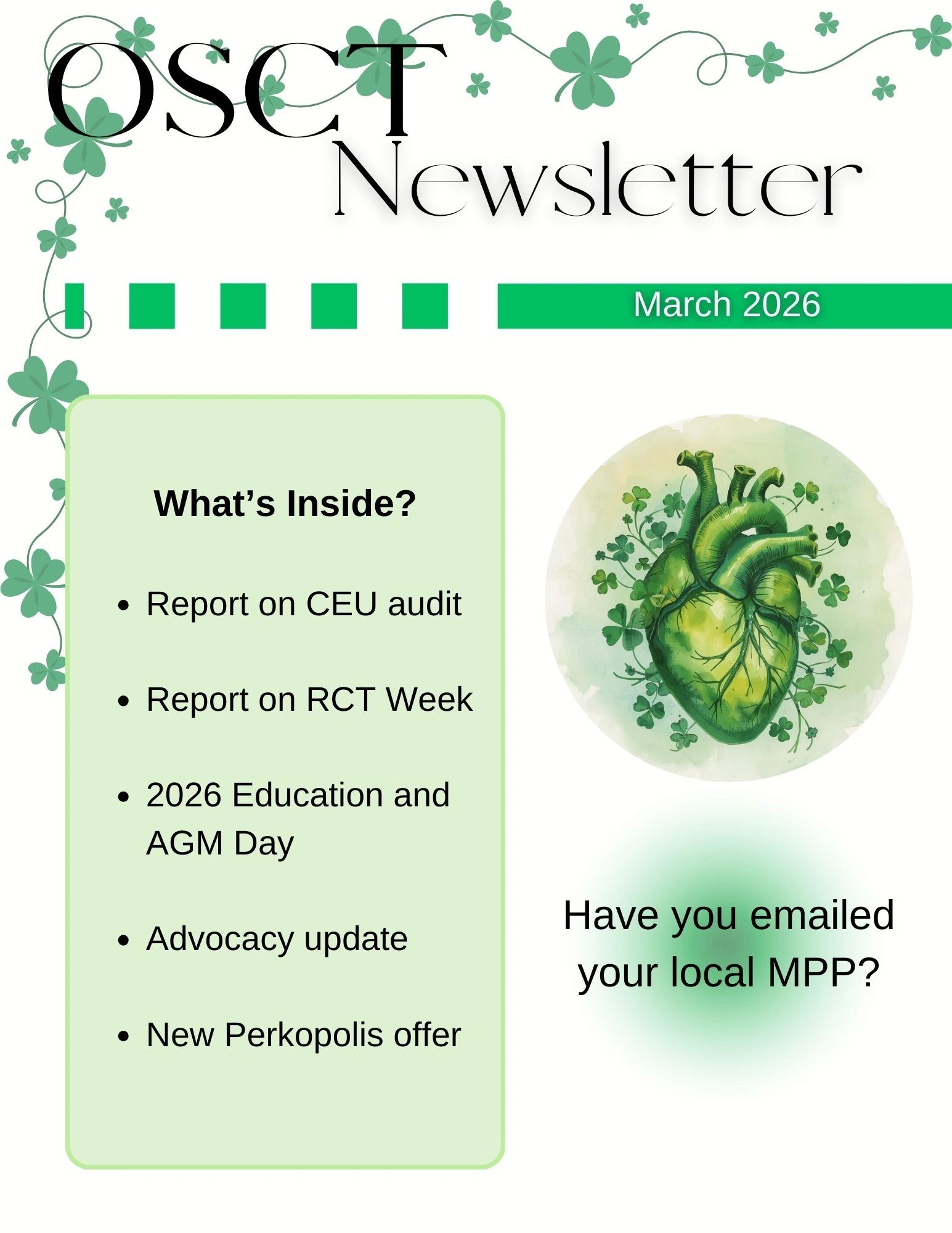 March 2026 Newsletter