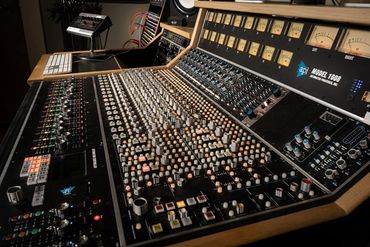 API 1608 analog console at Twelve 3 South Recording in Nashville, TN