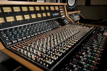 API 1608 analog console at Twelve 3 South Recording in Nashville, TN