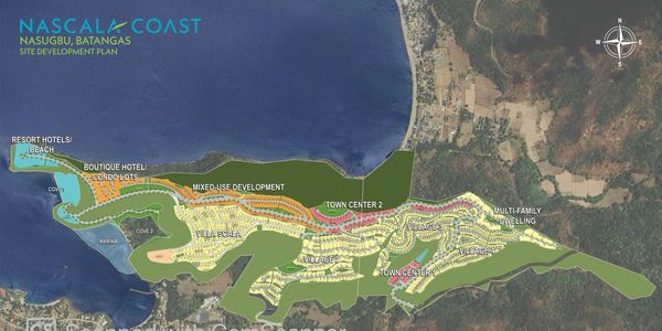 Site development plan of Nascal Coast in Nasugbu, Batangas.