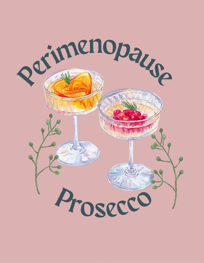Perimenopause & Prosecco Guidebook Cover
