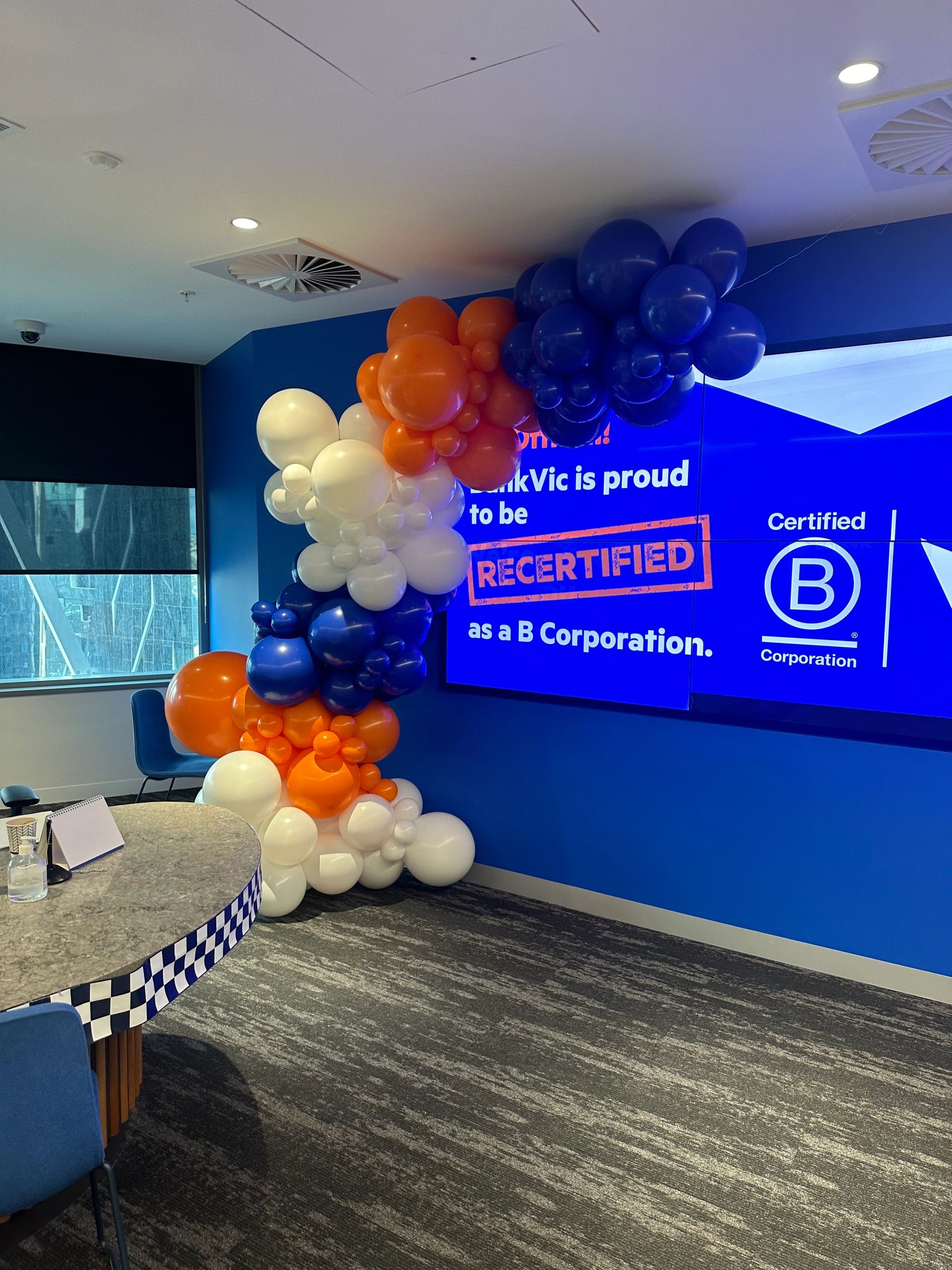 Corporate balloons Melbourne 