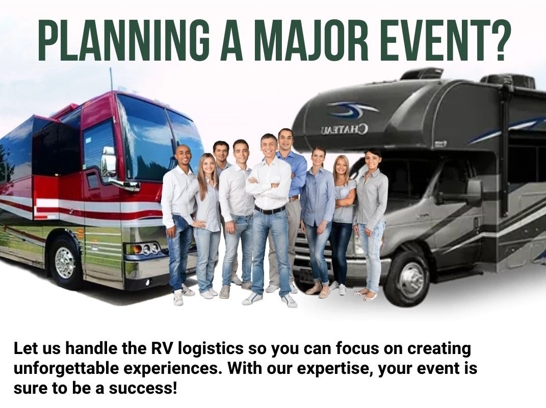 Production RV Rentals, Event RV Rentals, Business RV Rentals
