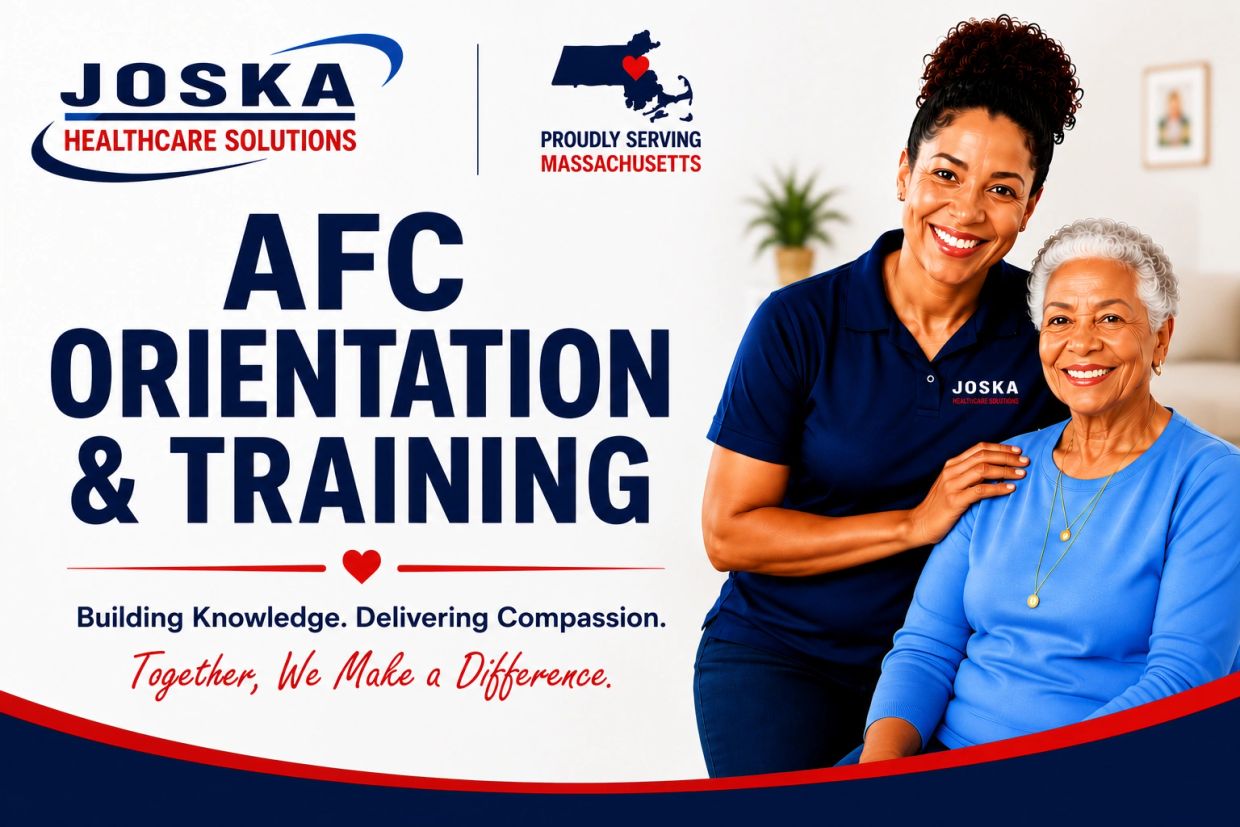 JOSKA AFC orientation and training with caring staff.