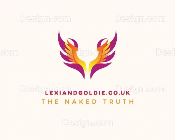 Colorful wing logo with the text 'LEXIANDGOLDIE.CO.UK - THE NAKED TRUTH'.
