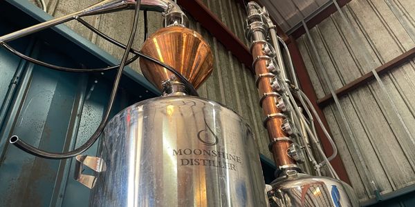 One of our many stills used for our distillation projects.