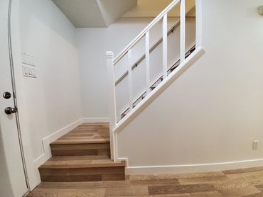 Railing and baseboard