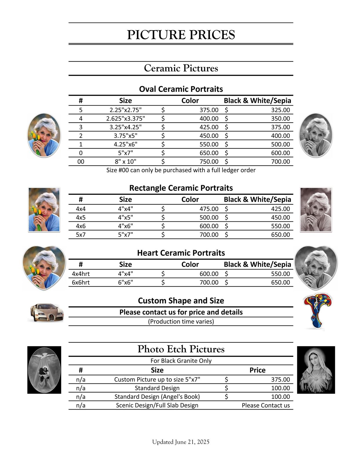 Picture Pricing