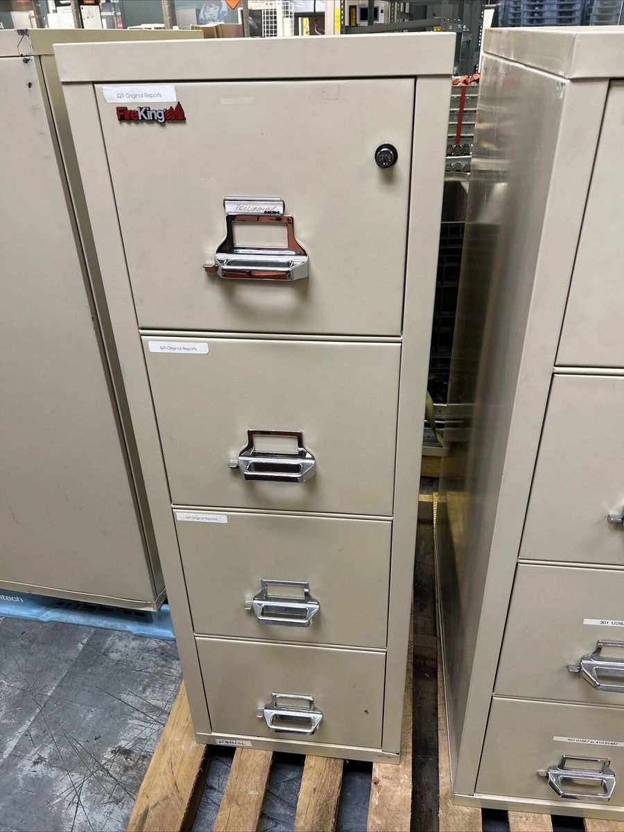 FireKing 4Drawer Vertical File Letter (41831C)