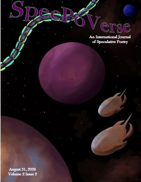 Cover of SpecPoVerse, journal of speculative poetry.