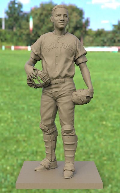 Johnny Bench Toy Statues