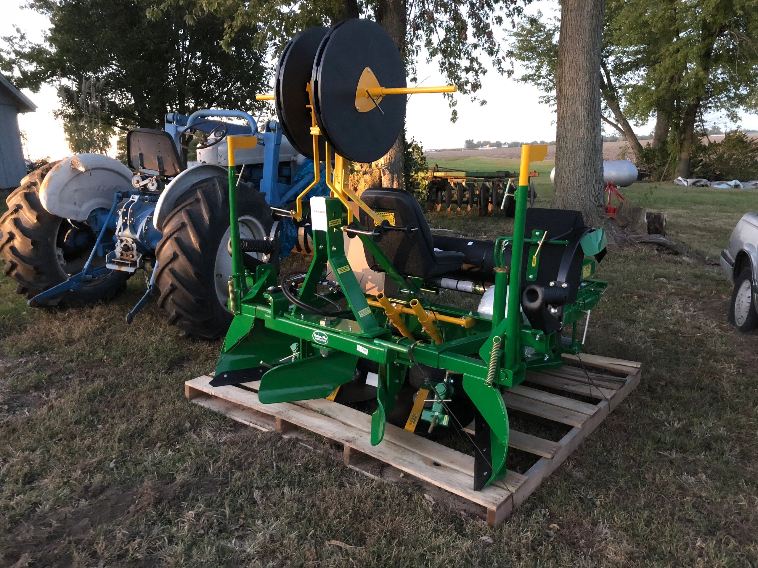 New plastic mulch layer arrived!