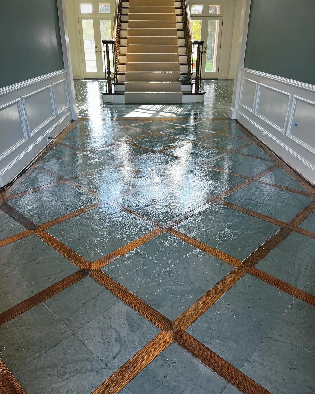 Slate and Hardwood Refinishing