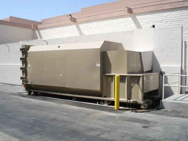 Self container & break away trash compactor for your industrial business 