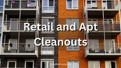 Retail and Apartment Cleanouts - Victoria BC - EnviRemoval Junk Hauling