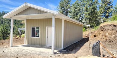 Lenore, Idaho Stick Frame Building