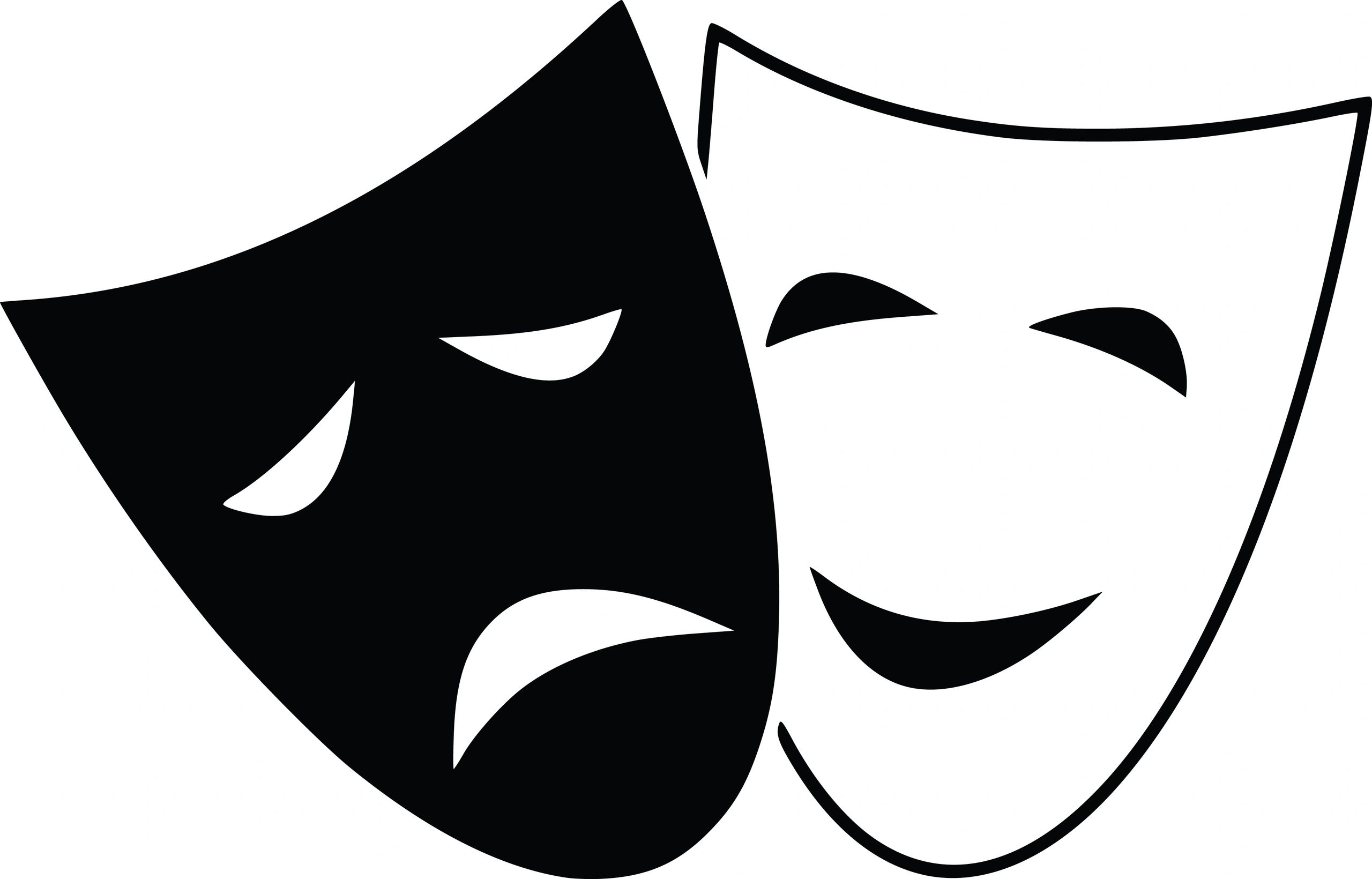 Театральные маски комедия и трагедия