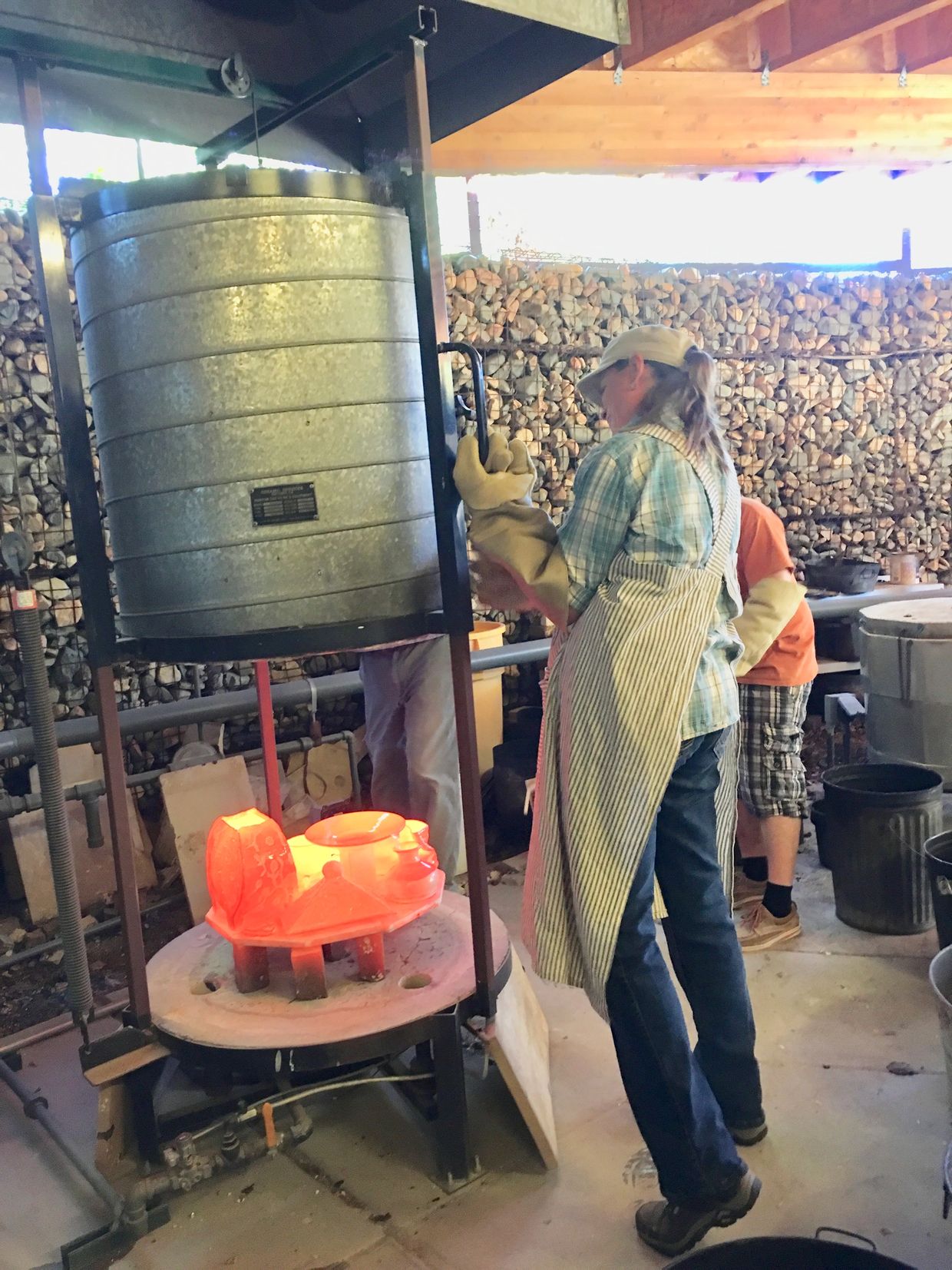 Raku Firing Pottery