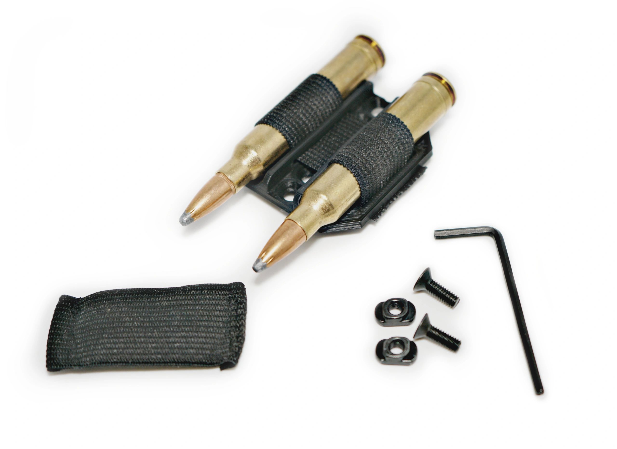 Multi-Caliber 2rd Spare Round Holder M Lok and Key Mod Compatible  Matchsaver