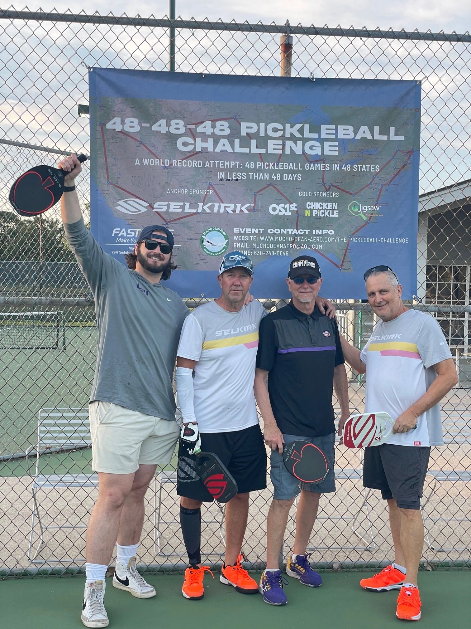 The 484848 Pickleball Challenge Day 1 (May 1, 2023)