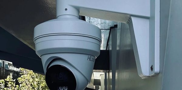 montajı tamamlanmış gece görüşlü ip dome kamera  