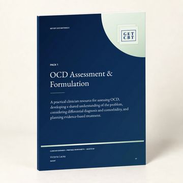 Book titled 'OCD Assessment &amp; Formulation' for clinical resource.