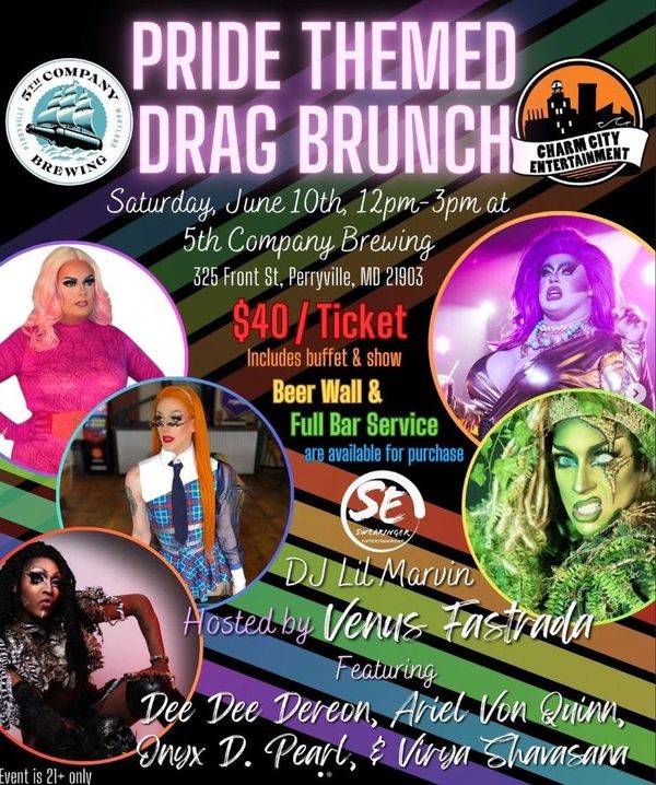 Pride-Themed Drag Brunch presented by Charm City Entertainment