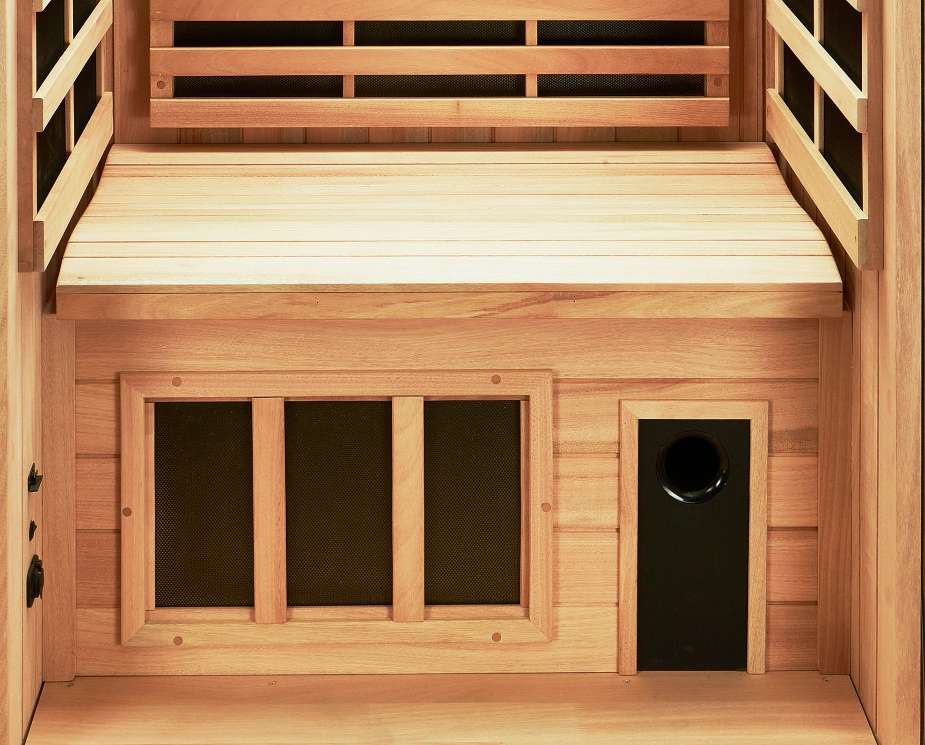 Jacuzzi® Sauna 2 Person infrared sauna lifestyle photo — Splash City