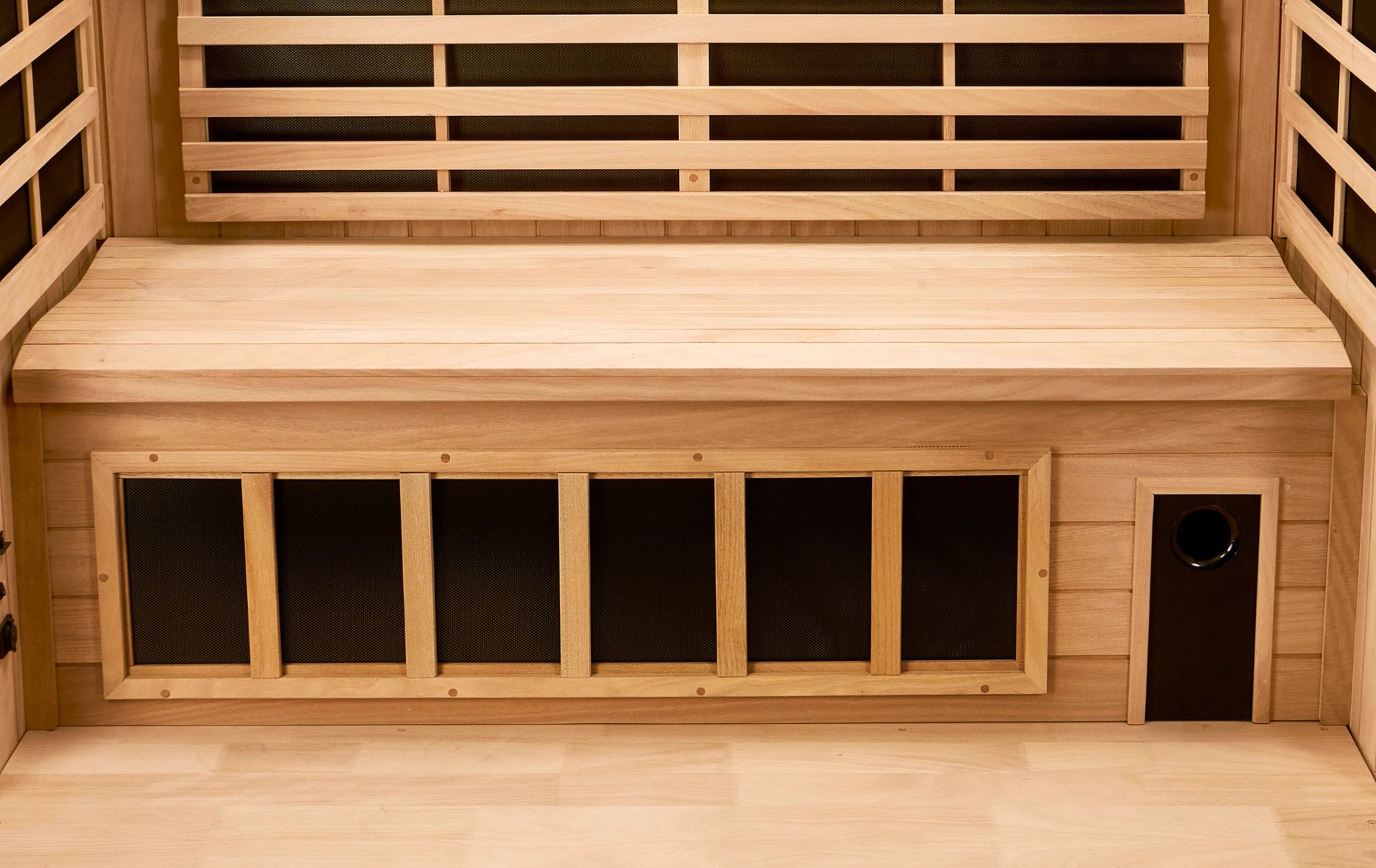 Jacuzzi® Sauna 3 Person infrared sauna lifestyle photo — Splash City