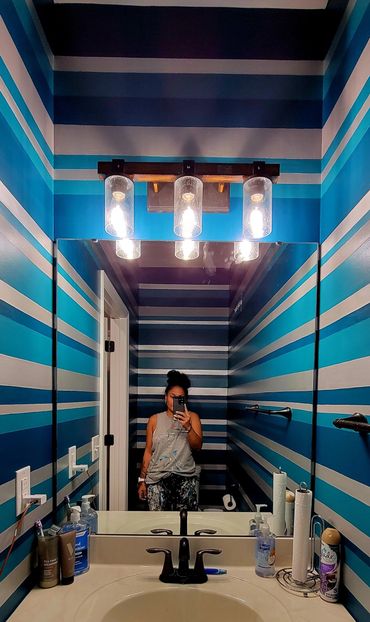 Blue Ribbon Half Bath