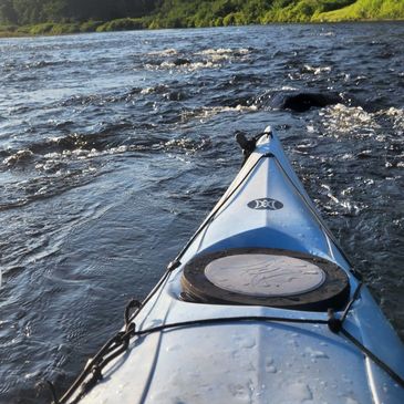 Perception Kayaks, Wilderness Systems Kayaks, Kayaking, Vacation, Aroostook River, Maine, Presque