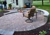 Paver Patio Space & Design w/ Partial Wall