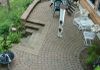 Paver Patio w/ Stone ledging & steps