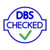 Blue DBS Checked logo with a green check mark.