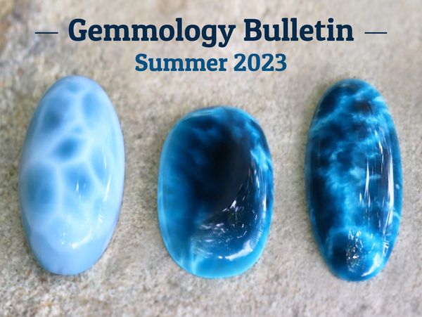 Gemmology Bulletin, Summer 2023.
Gemstone Value.