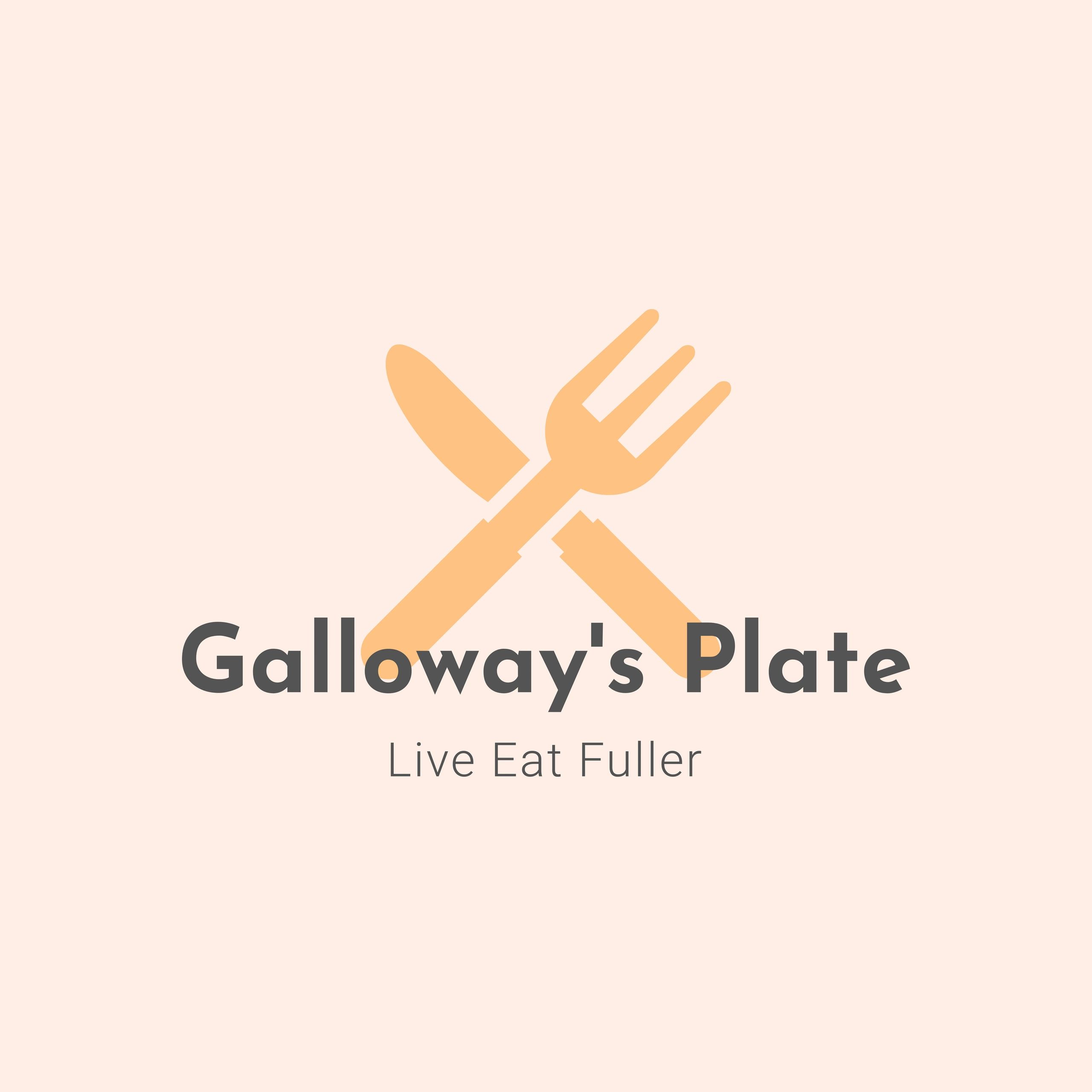 Galloway's Plate Meal Delivery