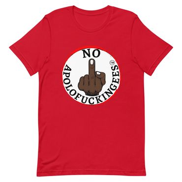 Noapolofuckingees Unisex t-shirt